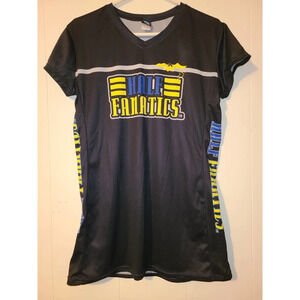 Half Fanatics Activewear T-Shirt Women's 3XL Black Graphic Athleisure Tee (CCC)